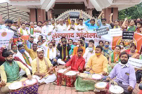 आठवडाभरात मंदिरं उघडा; भाजप आक्रमक, राज्यभर शंखनाद आंदोलन