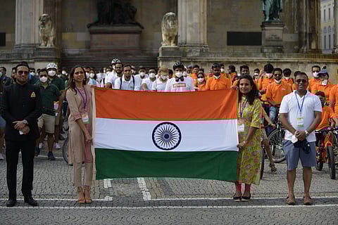 स्वातंत्र्यदिनानिमित्त जर्मनीत सायकल रॅली