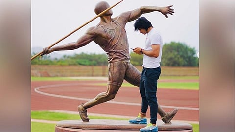 गोल्डन बॉय नीरजच्या वर्कआउटचे पाहा फोटो