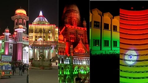 स्वातंत्र्यदिनाची पूर्वसंध्या: पाहा संसदेपासून ते अटारी बॉर्डरपर्यंतचे फोटो