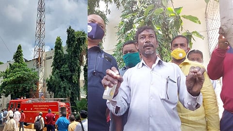 शेतकऱ्याचे शोले स्टाईल आंदोलन ! विष प्राशन करण्याची धमकी