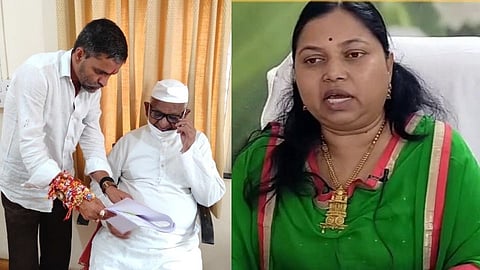 nilesh lanke and anna hajare