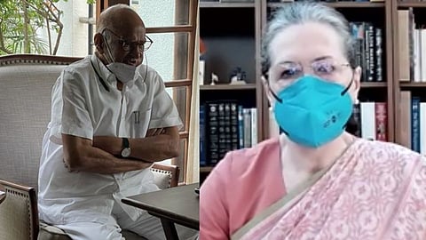 Sharad Pawar and Sonia Gandhi
