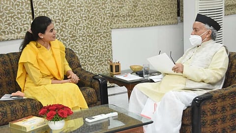 अंकिता पाटलांनी घेतली राज्यपालांची भेट; मांडल्या शेतकऱ्यांच्या मागण्या