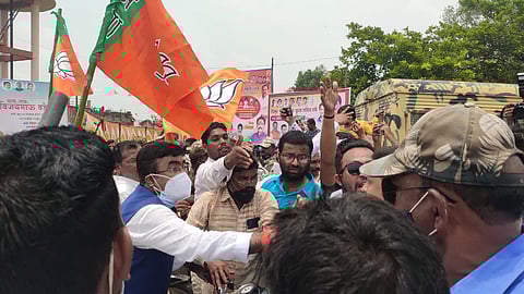 आमदार भांगडियांसह नऊ जणांविरुद्ध गुन्हा; काँग्रेस भाजप आमनेसामने