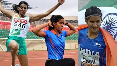 Anju Bobby George And Shaili Singh