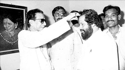 Anand Dighe and Bal Thackeray