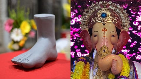 Lalbaugcha Raja 2021 : लालबागचा राजाचा पाद्यपूजन सोहळा संपन्न