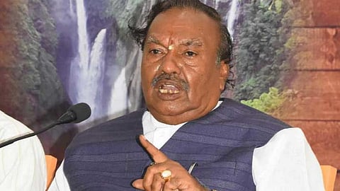 KS Eshwarappa said 36,000 temples demolished to build mosques