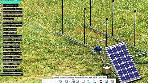 सौरऊर्जेवर चालणार आता स्प्रिंकलर ! "ऑर्किड'च्या विद्यार्थ्यांचा आविष्कार