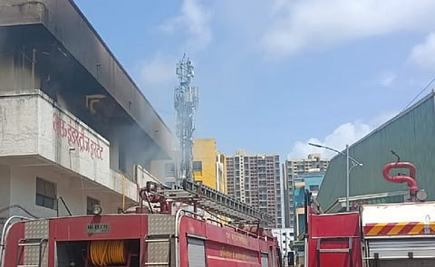 पुणे - नांदेड फाट्याजवळ कंपनीत आग, एकाचा मृत्यू