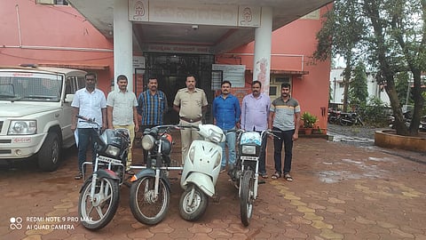 बेळगाव : दुचाकी चोरट्याच्या बेळगाव पोलीसांनी मुसक्या आवळल्या