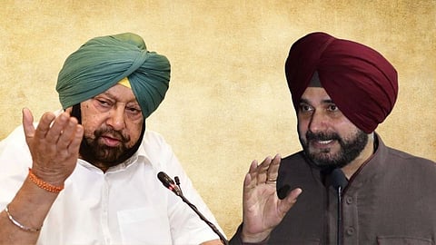 Navjot Singh Sidhu and Amarinder Singh Clashes