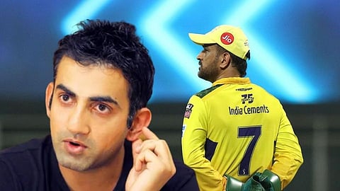 Goutam Gambhir And MS Dhoni
