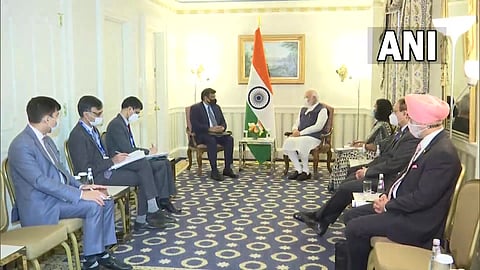 PM मोदींचा अमेरिका दौरा; पहिल्याच दिवशी उद्योगपतींशी चर्चा