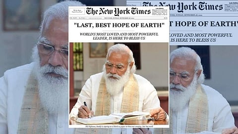 Fact Check | न्यूयॉर्क टाइम्समध्ये मोदींचं कौतुक करणारी बातमी पहिल्या पानावर?