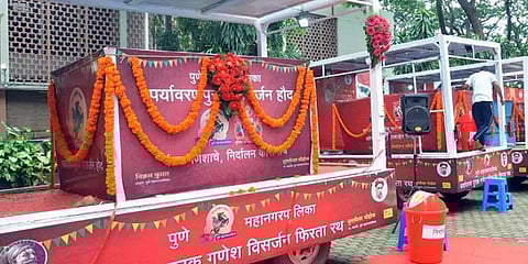 Pune : बरयं २१ दिवसासाठी फिरते हौद घेतले नाहीत