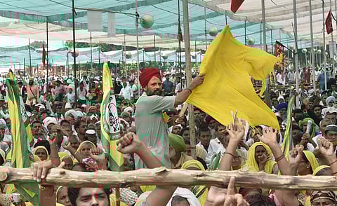 हरियानात ‘किसान महापंचायत’; जमावबंदीसह इंटरनेट बंद