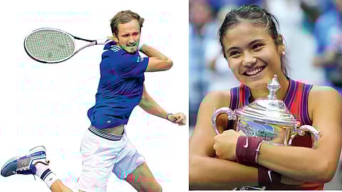 daniil medvedev and raducanu