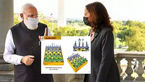 PM मोदींकडून कमला हॅरिस यांना खास भेट; दिली आजोबांशी निगडीत आठवण देखील