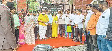 मातंग समाजावरील अन्यायाचा निषेध