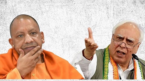 Yogi Adityanath and Kapil Sibbal