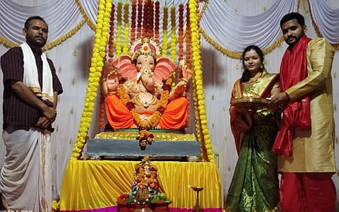 182 गणेश मंडळांनी केली गणरायाची स्थापना