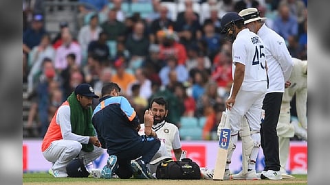 Rohit-Pujara-Injured