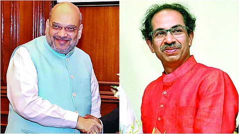 amit shah and uddhav thackeray