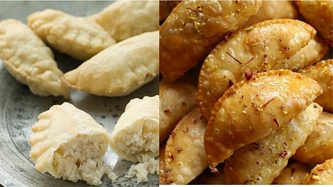 सुक्या खोबऱ्याची खुशखुशीत करंजी