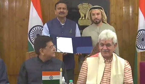 जम्मू काश्मीरमध्ये विकास कामांसाठी दुबईसोबत करार