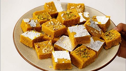 Khawa Besan Barfi