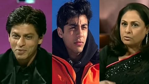 Shah Rukh Khan, Aryan and Jaya Bachchan
