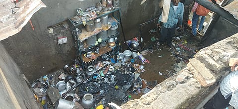 Gas cylinder explosion