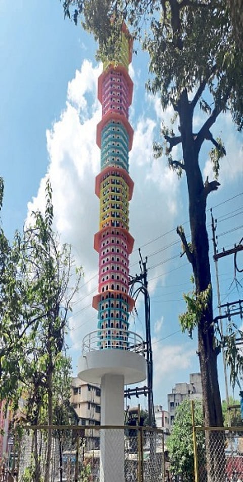 नाशिक : पंचवटी मधील पूरिया पार्कमध्ये ‘पक्षीघर’