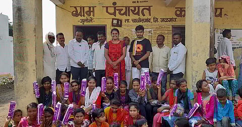 दुर्गम गावामध्ये अनोखा उपक्रम..मासिकपाळी बद्दल जनजागृती