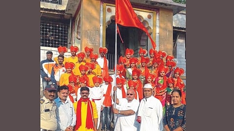 Vijayadashami Dussehra was celebrated at Nevase