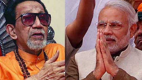 बाळासाहेब ठाकरें, नरेंद्र मोदी