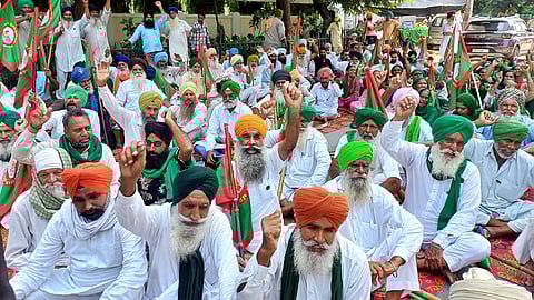 farmers protest