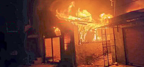 भिंगारमध्ये आगीचे तांडव