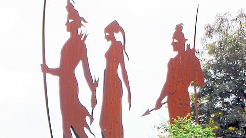 Ram-Sita-Lakshman Statue