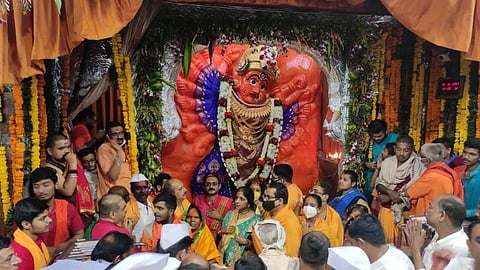 Navratri festival ended at Saptashrangi gad nashik Marathi News