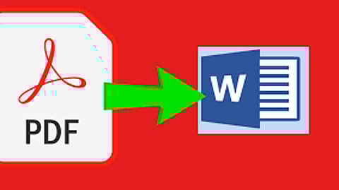Convert PDF to Word