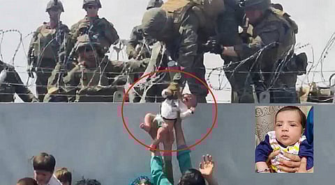 अमेरिकन सैनिकाकडे दिलं तेव्हापासून चिमुकला बेपत्ता; शोध सुरु