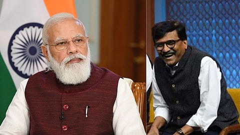 PM Narendra Modi and Sanjay Raut