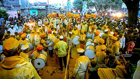 बिरूदेवाच्या पालखी मिरवणूकीत भाविकांचा उत्साह