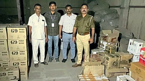 दहा लाखांचा बेकायदा दारूचा साठा जप्त