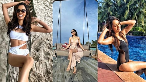 मानुषी छिल्लर मालदीवमध्ये करतेय 'बेवॉचिंग'; पाहा फोटो