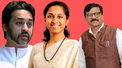nilesh rane,supriya sule, sanjay raut