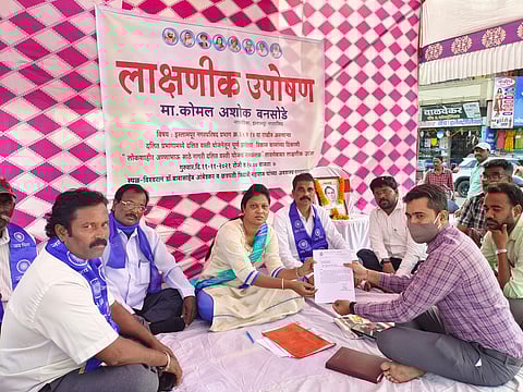 सांगली : आघाडीच्या कोमल बनसोडे यांच्या उपोषणाला राष्ट्रवादी काँग्रेसचा पाठिंबा